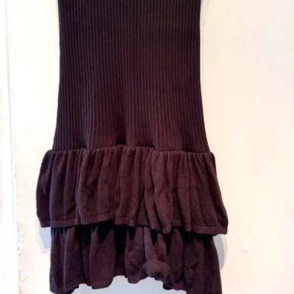 Urban Outfitters Kimchi Blue Katrina Drop Waist Sweater Mini Dress Minimalist - Picture 8 of 11